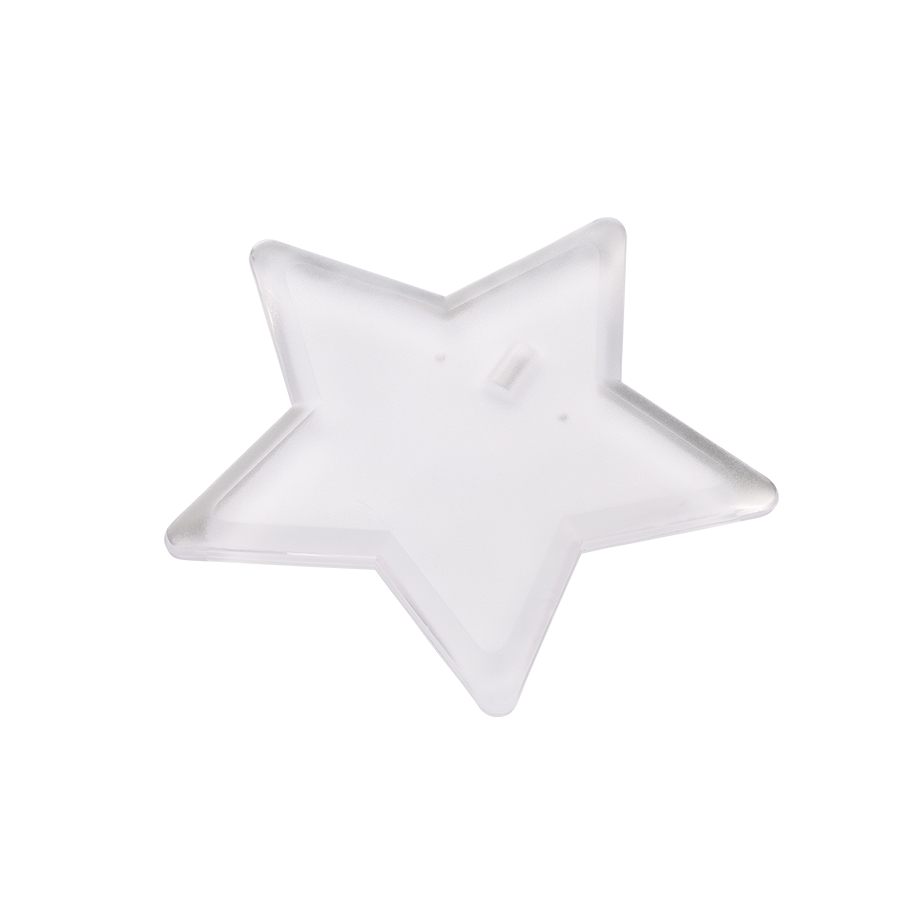 ライティングバッジ　星形　クリア