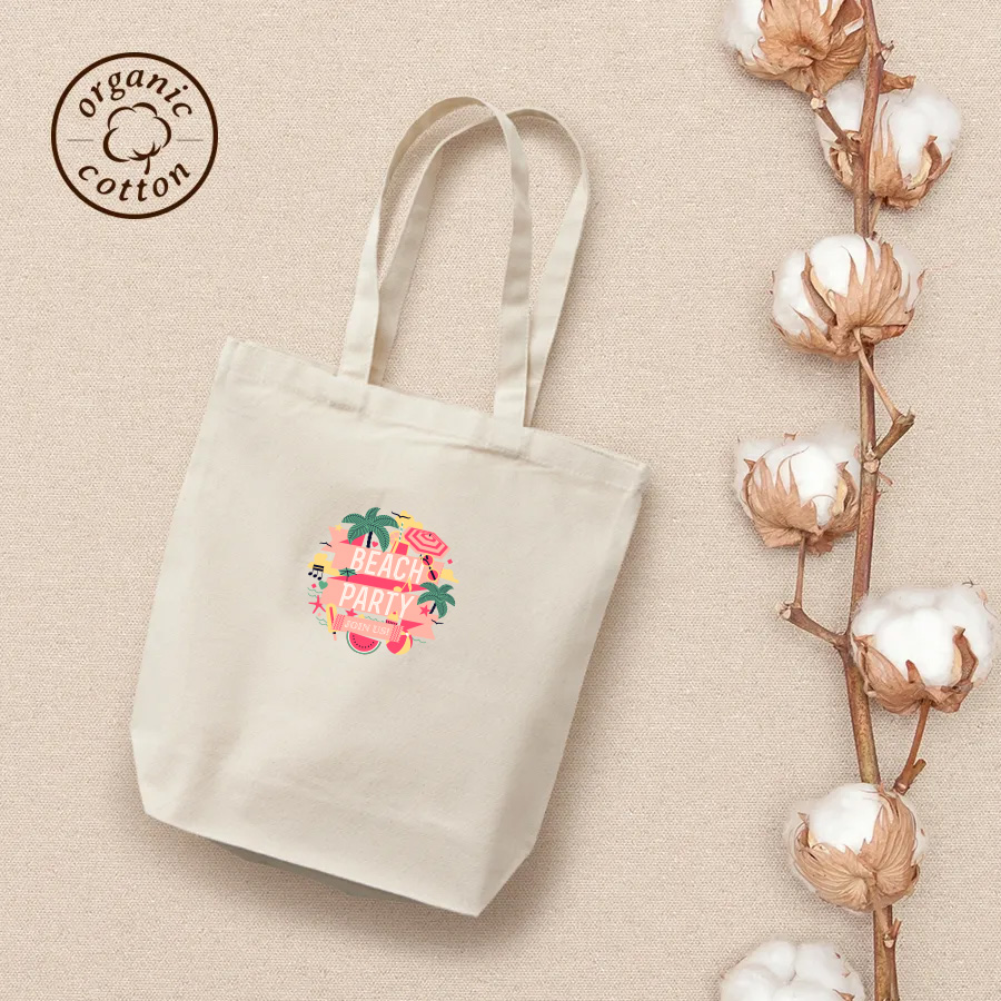 オーガニックコットンキャンバストート(M) ナチュラル